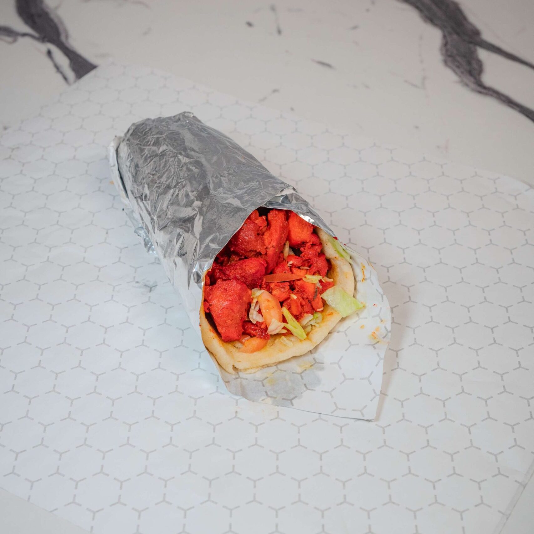 chicken gyro wrap